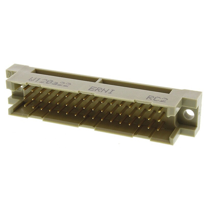 ERNI ERNIPRESS 48 Way 2.54mm Pitch, Type R/2 Class C2, 3 Row, Straight DIN 41612 Connector, Plug