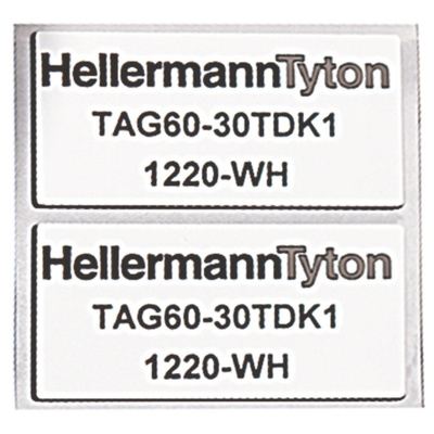 HellermannTyton on Silver Label Printer Tape & Label
