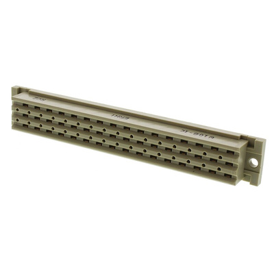 ERNI 48 Way 5.08mm Pitch, Type F Class C2, 3 Row, Straight DIN 41612 Connector, Socket