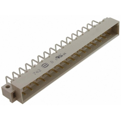 Harting 09 04 32 Way 5.08mm Pitch, Type D, 2 Row, Right Angle DIN 41612 Connector, Plug