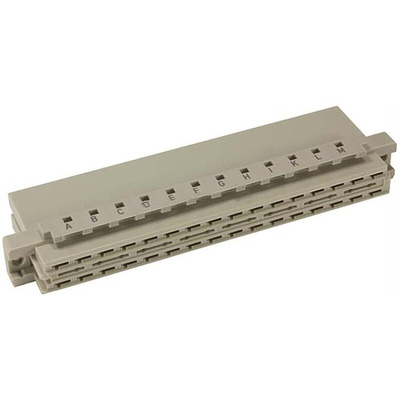 HARTING 09 04 32 Way 5.08mm Pitch, Type D, 2 Row, Straight DIN 41612 Connector, Socket