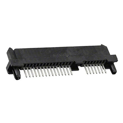 Molex, Serial ATA 1.27mm Pitch Backplane Connector, Female, Vertical, 1 Row, 22 Way, 87779