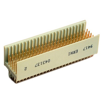 ERNI, ERmet 2mm Pitch Hard Metric Type B Backplane Connector, Male, Vertical, 22 Column, 7 Row, 110 Way