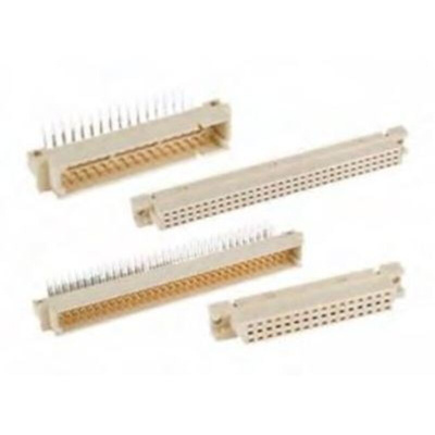 Amphenol Communications Solutions DIN 41612 64 Way 2.54mm Pitch, Type C, 2 Row, Right Angle DIN 41612 Connector