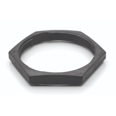 Amphenol Industrial Black Panel Nut, Shell Size 18 for use with Rear Mounting Housing
