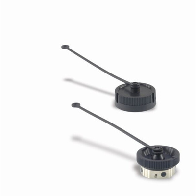 ITT Cannon Black Sealed Cable Clamp, Shell Size 10mm for use with Trident Connectors