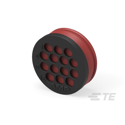 TE Connectivity Red/Black Wire Entry Seal Kit, Shell Size 17 for use with CPC Range