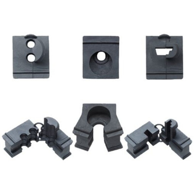 Murrelektronik Limited Black Cable Clamp for use with Cables