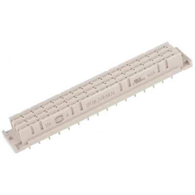 Harting 48 Way 5.08mm Pitch, 3 Row, Straight DIN 41612 Connector, Socket