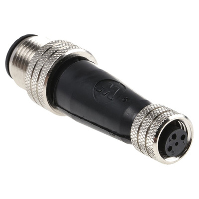 Brad from Molex 3 Pole M8 Socket to 3 Pole M12 Plug Adapter