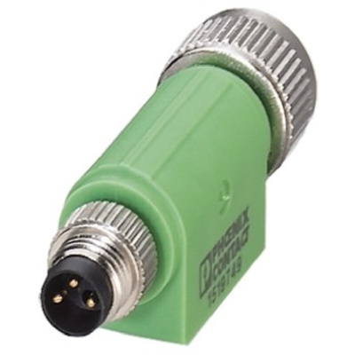 Phoenix Contact 3 Pole M8 Plug to 3 Pole M12 Socket Adapter