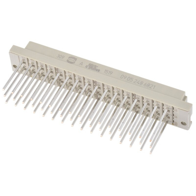 HARTING 09 05 48 Way 5.08mm Pitch, Type E Class C2, 3 Row, Straight DIN 41612 Connector, Socket