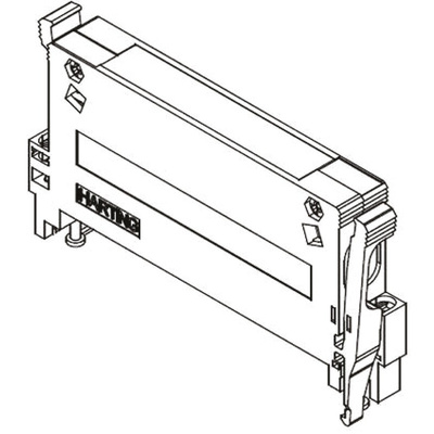 Harting, 09 06 Shell Housing for use with DIN 41612 Connector