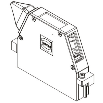 Harting, 09 06 Shell Housing for use with DIN 41612 Connector