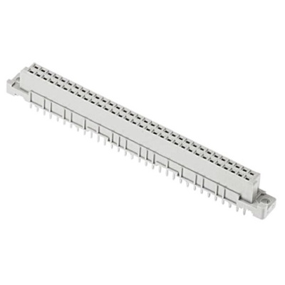 Harting DIN 41612 64 Way 2.54mm Pitch, Straight DIN 41612 Connector, Socket