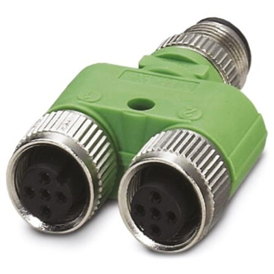 Phoenix Contact 5 Pole M12 Socket to 5 Pole M12 Socket Connector