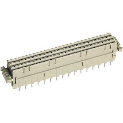Harting 09 06 32 Way 5.08mm Pitch, Type F, 3 Row, Straight DIN 41612 Connector, Socket
