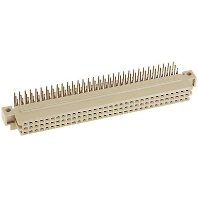 HARTING 09 73 32 Way 2.54mm Pitch, Type R, 3 Row, Right Angle DIN 41612 Connector, Socket