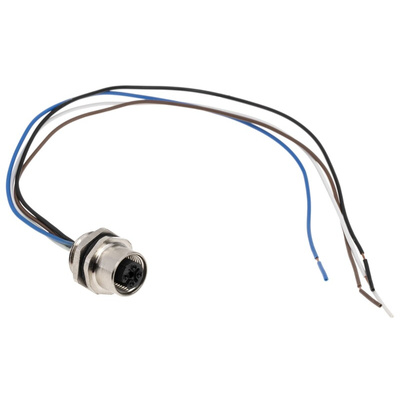 RS PRO Circular Connector, 4 Contacts, Panel Mount, M12 Connector, Socket, Female, IP67