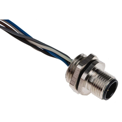 RS PRO Circular Connector, 5 Contacts, Panel Mount, M12 Connector, Plug, Male, IP67