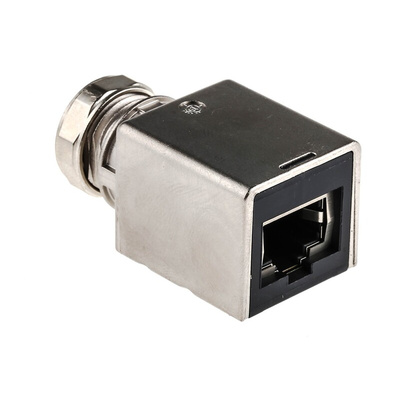 HARTING 4 Pole M12 Socket to 8 Pole RJ45 Socket Adapter