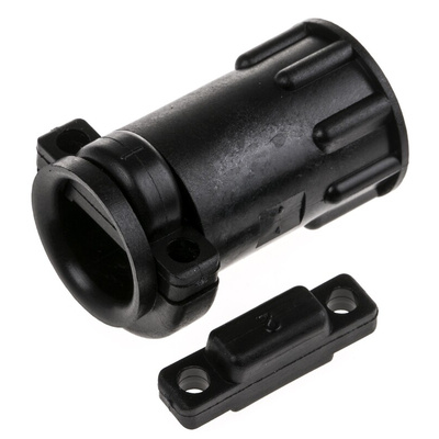 TE Connectivity Black Thermoplastic Cable Clamp, 11.51mm Max. Bundle