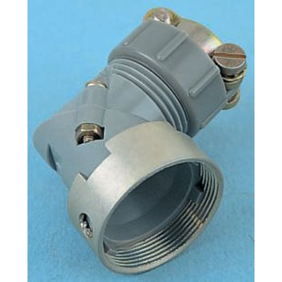 Souriau, 840Size 4 Angled, Straight Circular Connector Backshell, For Use With 840 Series
