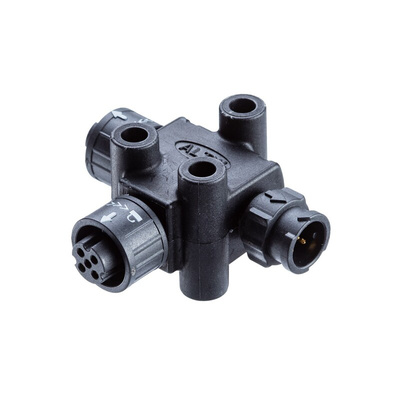 Amphenol Tee 4 Pole Socket Adapter