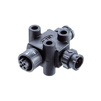 Amphenol Tee 5 Pole Socket Adapter