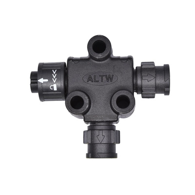 Amphenol Tee 5 Pole Socket Adapter