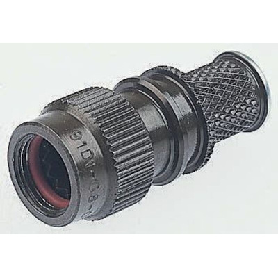 Polamco, 91Size 12 Straight Circular Connector Backshell, For Use With Code Q Connector