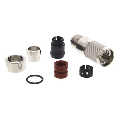 ITT CannonSize 12 Straight Circular Connector Backshell, For Use With Unsealed plugs and Receptables, 8