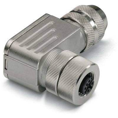 Wago Right Angle 5 Pole M12 Socket Adapter
