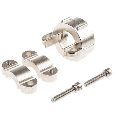 TE Connectivity Black Zinc Alloy Cable Clamp, 19.05mm Max. Bundle