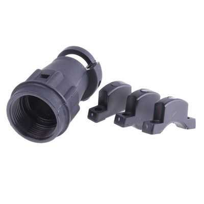 ITT Cannon, TNASize 14 Straight Circular Connector Backshell With Strain Relief, For Use With Neptune Circular