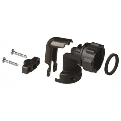 TE Connectivity Cable Clamp Black Screw Thermoplastic Cable Clamp, 8.36mm Max. Bundle