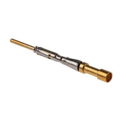 Souriau Male Crimp Circular Connector Contact, Contact Size 20, Wire Size 20 → 18 AWG