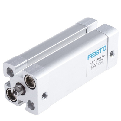 Festo Pneumatic Cylinder 12mm Bore, 40mm Stroke, ADN Series, Double Acting