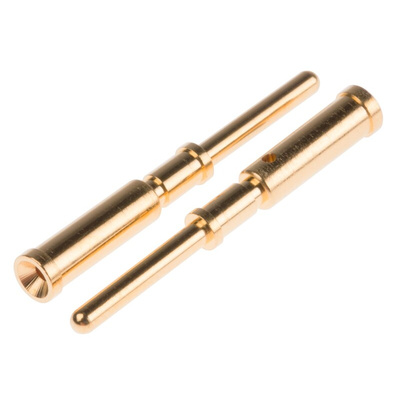 Harting Male Crimp Circular Connector Contact, Contact Size 1.5mm, Wire Size 21 AWG