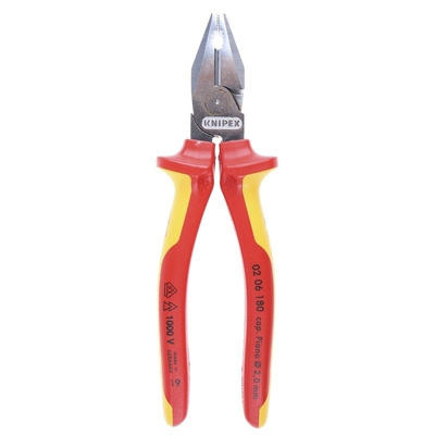 Knipex Tool Steel Combination Pliers Combination Pliers, 180 mm Overall Length
