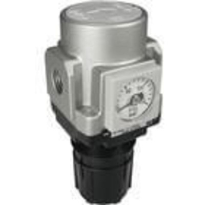 Modular air regulator G1/2 port + integrated pressure gauge for low pressure setting