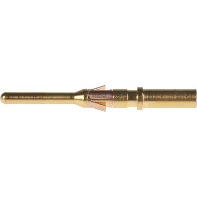 Souriau Male Crimp Circular Connector Contact, Contact Size 16, Wire Size 20 → 16 AWG