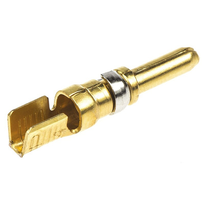 TE Connectivity Male Crimp Circular Connector Contact, Contact Size 8, Wire Size 14 12 AWG