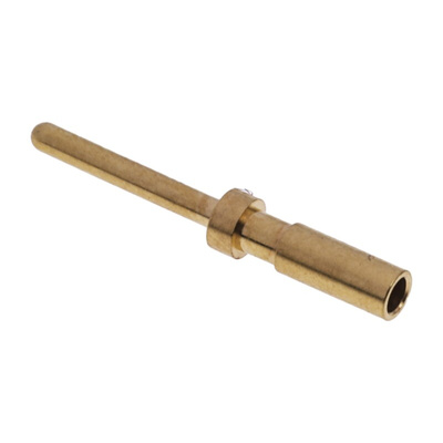 Bulgin Male Crimp Circular Connector Contact, Wire Size 26 → 22 AWG