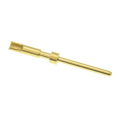Bulgin Male Solder Circular Connector Contact, Wire Size 28 → 24 AWG
