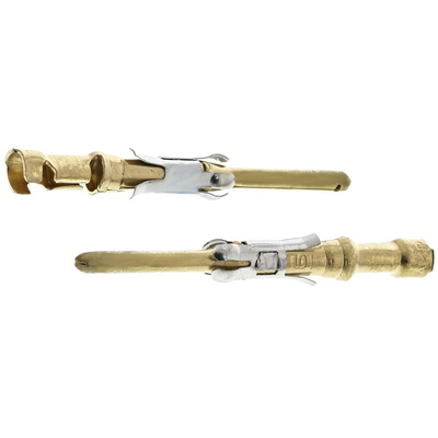 TE Connectivity Male Solder Circular Connector Contact, Contact Size 16, Wire Size 18 → 16 AWG