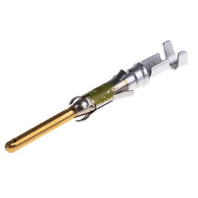 TE Connectivity Male Crimp Circular Connector Contact, Contact Size 16, Wire Size 24 → 20 AWG