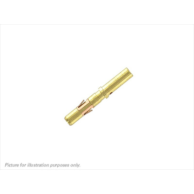 Souriau Female Crimp Circular Connector Contact, Contact Size 16, Wire Size 30 → 28 AWG