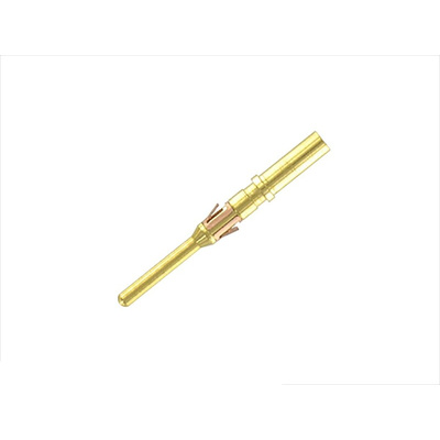 Souriau Male Crimp Circular Connector Contact, Contact Size 16, Wire Size 30 → 28 AWG