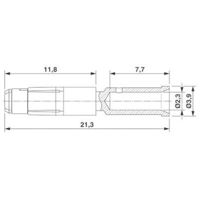 Phoenix Contact Female Crimp Circular Connector Contact, Contact Size 2mm, Wire Size 1.5 → 2.5 mm²